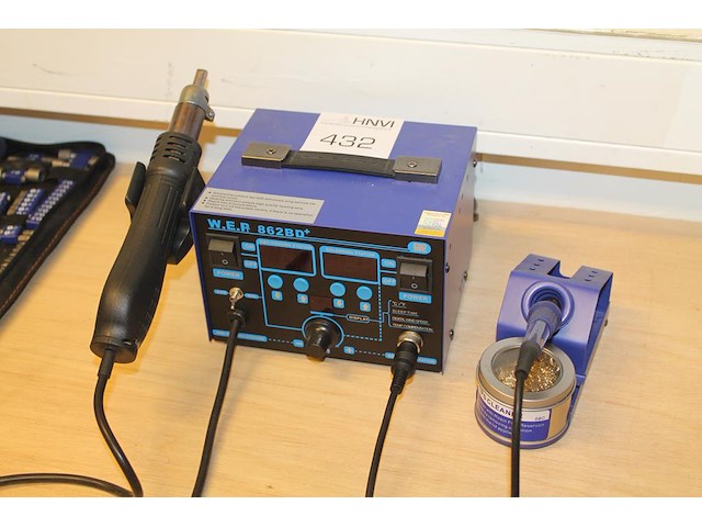 Soldeerapparaat w.e.p. 862bd smd rework station. - afbeelding 1 van  2
