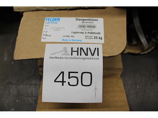 Soldeertin in diverse uitvoeringen in 5 dozen. - afbeelding 2 van  2