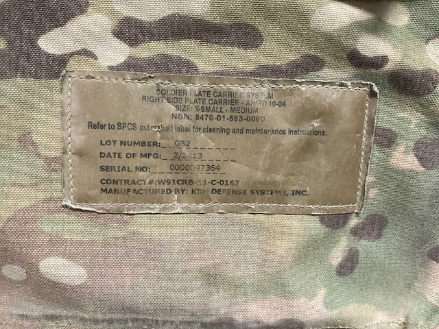 Soldier plate carrier system ocp (100x) - afbeelding 4 van  4