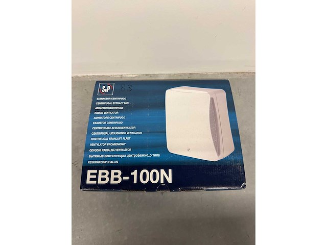 Soler & palau - ebb-100n t - badkamerventilator - afbeelding 1 van  1