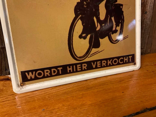 Solex - “het goedkoopst in onderhoud / wordt hier verkocht” | horeca-/reclamebord - afbeelding 4 van  4