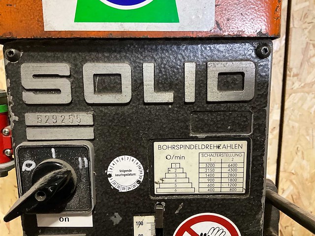 Solid - kolomboormachine + werkbank - afbeelding 4 van  6