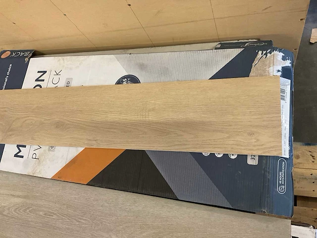 Solid floor ivory oak pvc visgraatdelen ca. 3,6 m² - afbeelding 1 van  2