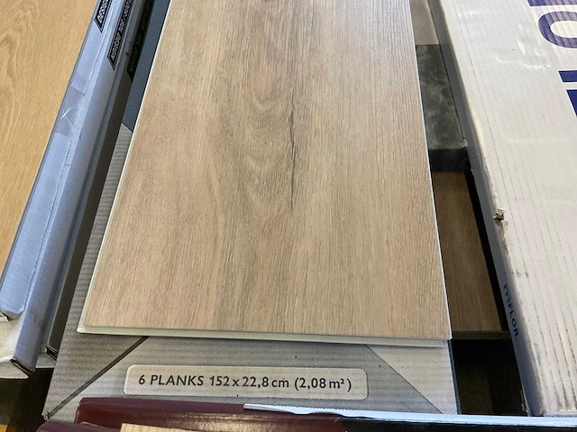 Solid floor sand pvc vloerdelen click ca. 4 m² - afbeelding 3 van  3