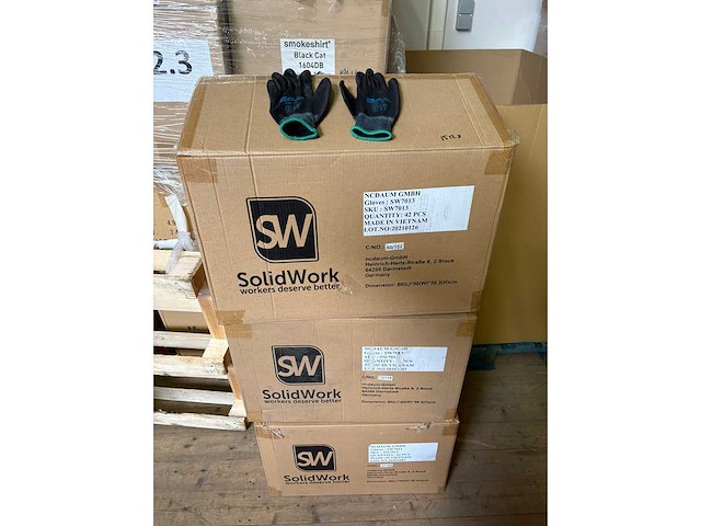 Solid werkhandschoenenen-paar maat m (1512x) - afbeelding 3 van  3