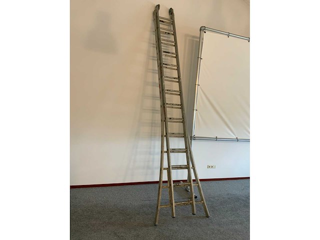 Solide 2x14 2-delige aluminium ladder - afbeelding 2 van  4