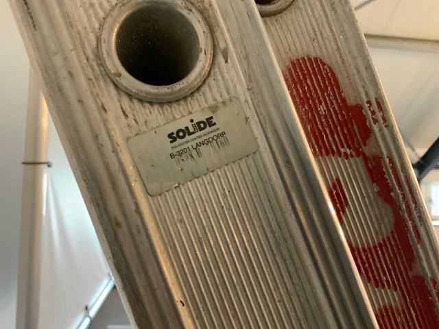 Solide 2x14 2-delige aluminium ladder - afbeelding 3 van  4
