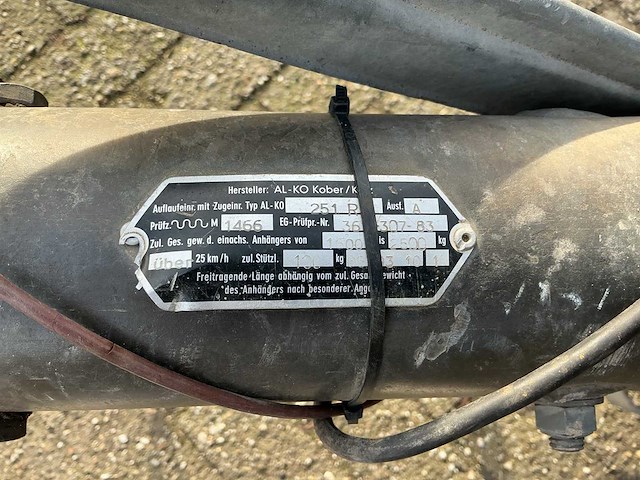 Solide c 2000 mr aanhangwagen wj-92-kd - afbeelding 8 van  26