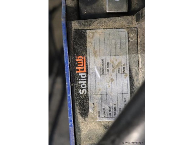 Solidhub elektrische palletwagen hwe15 - afbeelding 5 van  10