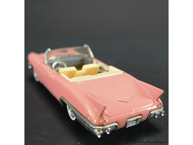Solido 1957 cadillac biarritz eldorado roze #4500 - afbeelding 3 van  7