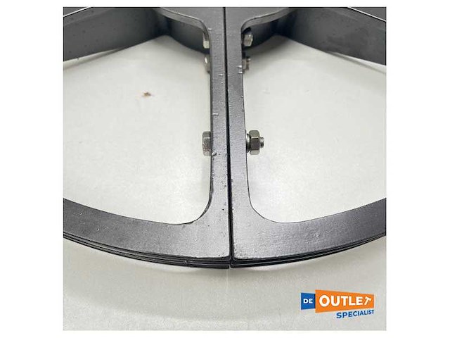 Solimar 300mm steel quadrant radius 270d - afbeelding 8 van  8