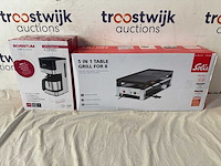 Solis 5 in 1 tafelgrill 791 gourmetstel 8 personen | inventum kz818d - koffiezetapparaat - afbeelding 1 van  4