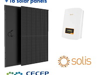 Solis s5-gr3p6k met 16 zonnepanelen
