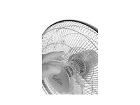 Solis type 750 staande ventilator met afstandsbediening en lcd-scherm zilver - afbeelding 2 van  5