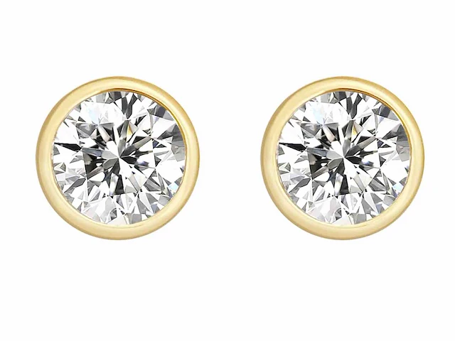 Solitair oorbellen briljant 2.00 ct - afbeelding 7 van  9