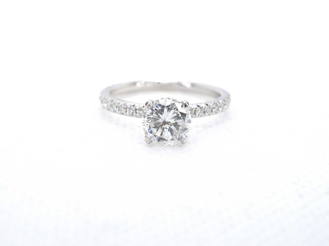 Solitair ring met een briljant geslepen diamant van 1.00 carat - afbeelding 6 van  9