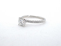 Solitair ring met een briljant geslepen diamant van 1.00 carat - afbeelding 7 van  9