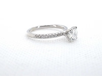 Solitair ring met een briljant geslepen diamant van 1.00 carat - afbeelding 8 van  9