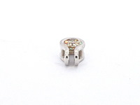 Solitaire hanger met een natuurlijke briljant geslepen diamant, excl. ketting - afbeelding 7 van  9