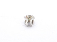 Solitaire hanger met een natuurlijke briljant geslepen diamant, excl. ketting - afbeelding 7 van  9