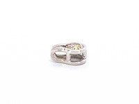 Solitaire hanger met een natuurlijke briljant geslepen diamant - afbeelding 6 van  8