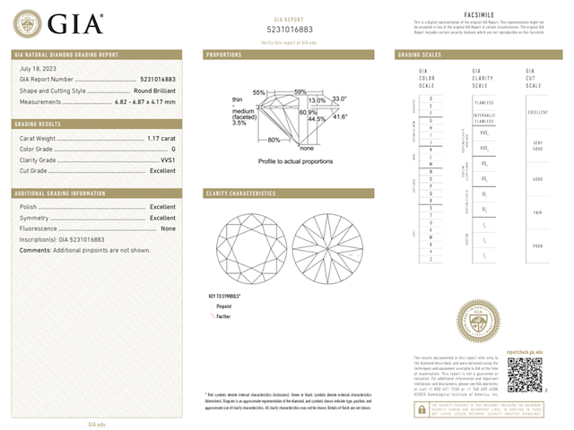 Solitaire oorbellen met natuurlijke diamanten 2.33 carat - afbeelding 5 van  11