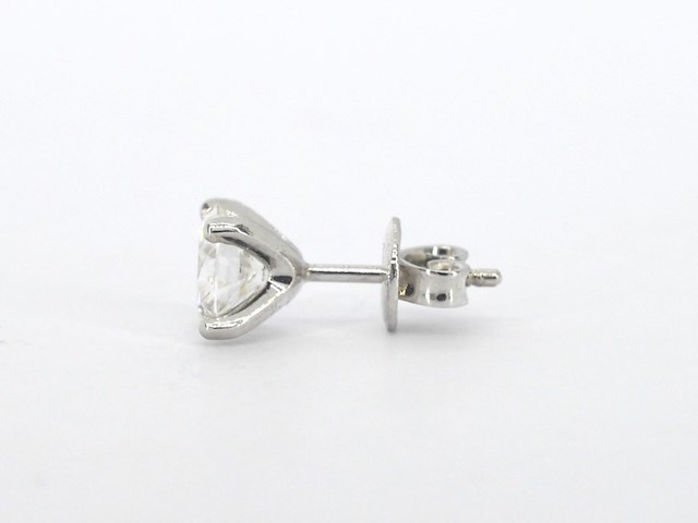 Solitaire oorbellen met natuurlijke diamanten 2.33 carat - afbeelding 8 van  11