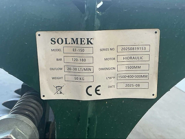 Solmek ef-150 maaibalk/vingerbalk - afbeelding 8 van  8