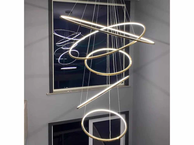 Solo aurora 512 design hanglampen goud glans - afbeelding 2 van  13