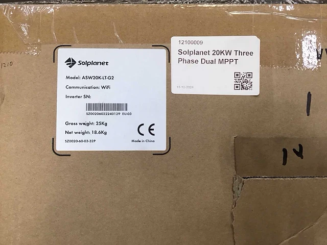 Solplanet asw20k-lt-g2 omvormer - afbeelding 1 van  2