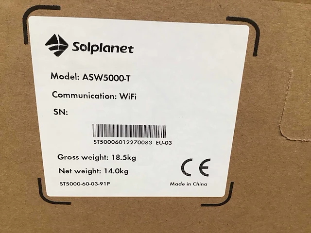 Solplanet asw5000-t omvormer - afbeelding 3 van  4