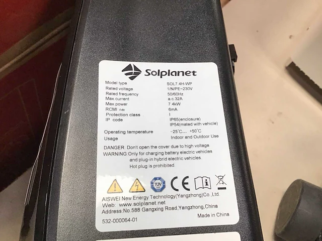 Solplanet sol7 4h-wp laadstation - afbeelding 2 van  2