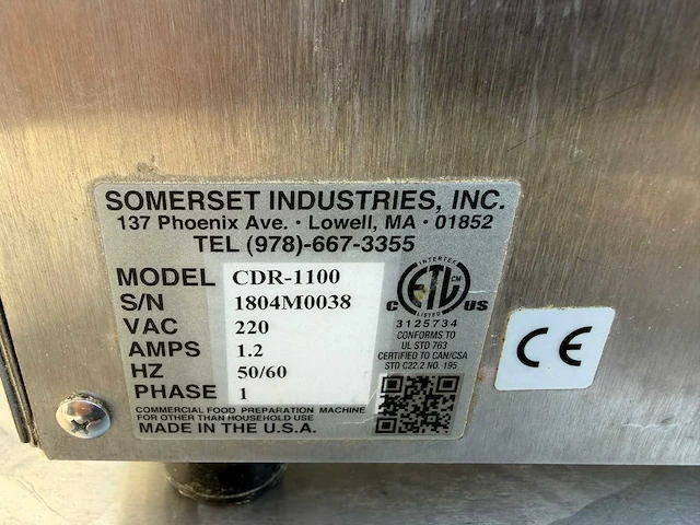 Somerset - cdr-1100 - uitrolmachine - afbeelding 5 van  5