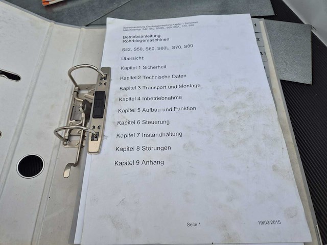 Sommer - s42 - hydraulische doornbuigmachine - afbeelding 15 van  40