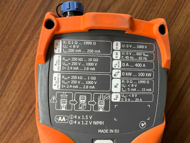 Sonel pvm-1020 pv installatiemeter - afbeelding 7 van  9