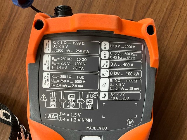 Sonel pvm-1020 pv installatiemeter - afbeelding 6 van  8