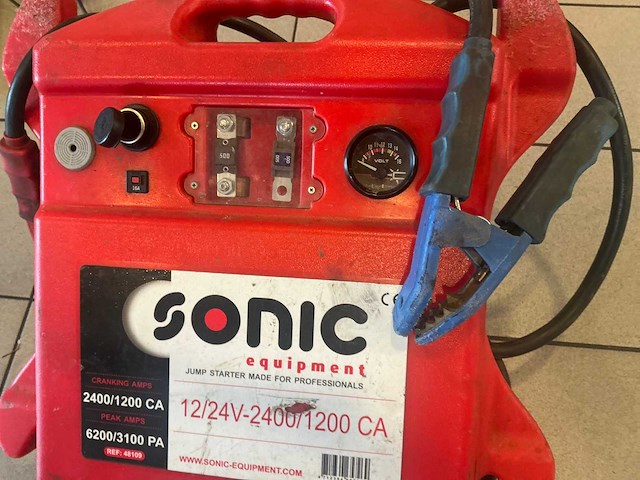 Sonic 48109 startbooster 12/24volt - afbeelding 7 van  8