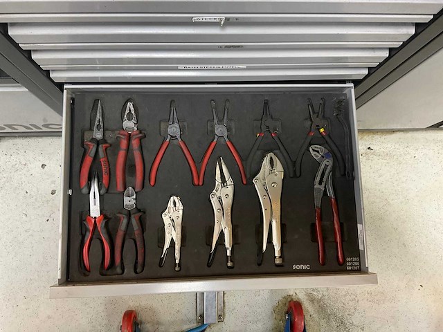 Sonic modular storage system (mss) gevulde gereedschapskast - afbeelding 5 van  19