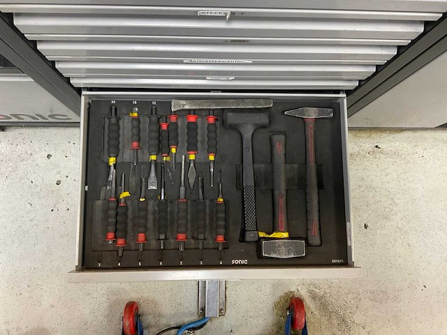 Sonic modular storage system (mss) gevulde gereedschapskast - afbeelding 6 van  19