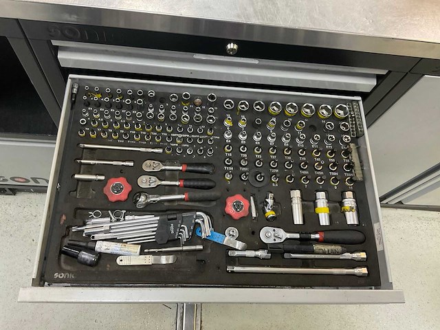 Sonic modular storage system (mss) gevulde gereedschapskast - afbeelding 19 van  19
