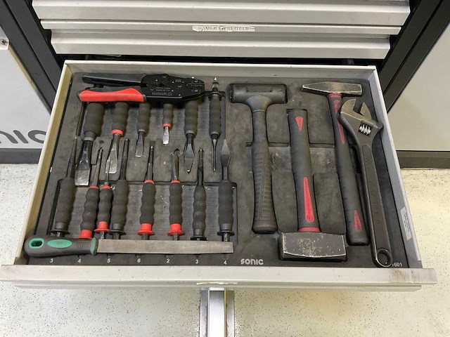 Sonic modular storage system (mss) gevulde gereedschapskast - afbeelding 6 van  18