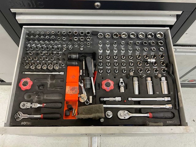 Sonic modular storage system (mss) gevulde gereedschapskast - afbeelding 18 van  18