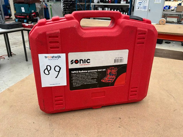 Sonic radiateur druk tester set - afbeelding 4 van  4