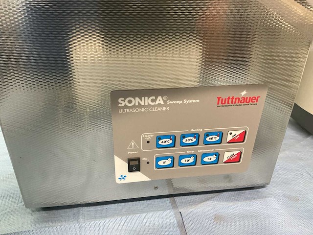 Sonica 4200ethse ultrasonic cleaner - afbeelding 2 van  2