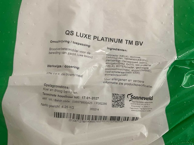 Sonneveld diverse bakkers producten, grondstoffen - afbeelding 24 van  26