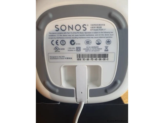Sonos netwerk luidspreker play:1 - afbeelding 3 van  3