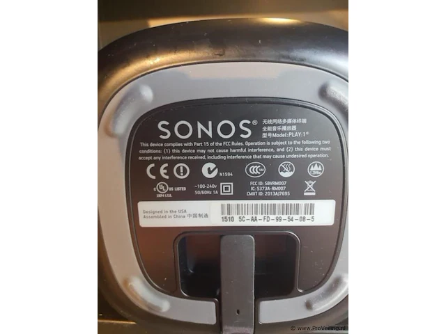 Sonos netwerkluidspreker play:1 - afbeelding 3 van  3