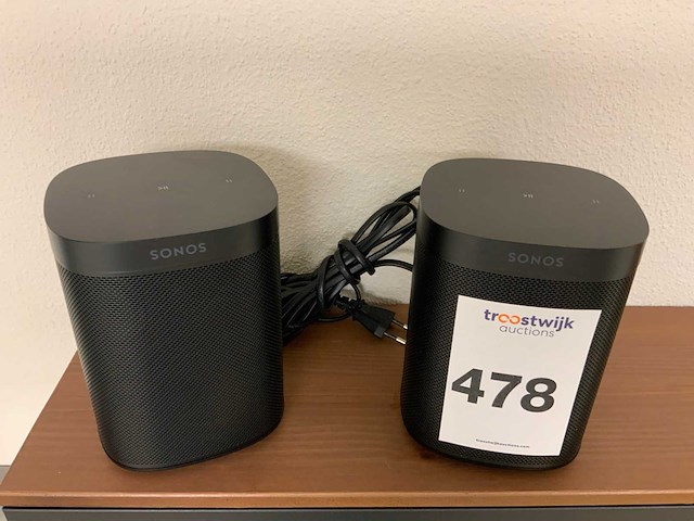 Sonos one smartspeaker (2x) - afbeelding 3 van  5