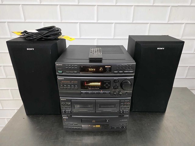 Sony - stereotoren inclusief 2 speakers - afbeelding 3 van  4