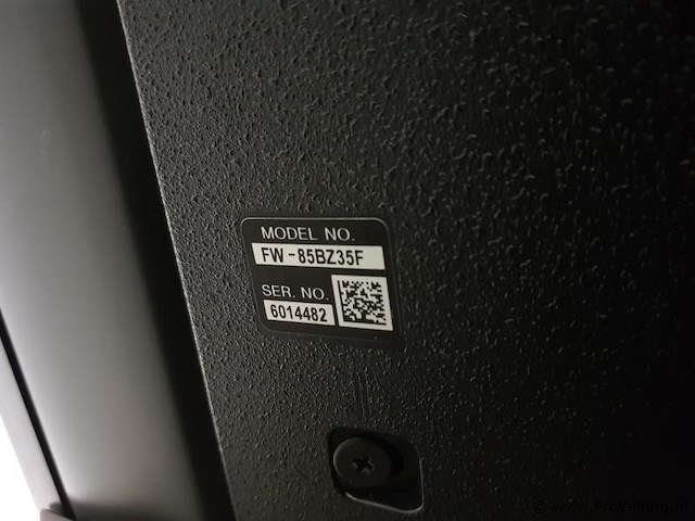 Sony bravia professioneel lcd-monitor fw-85bz35f - afbeelding 13 van  13
